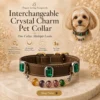 Emerald Charm Interchangeable-1 Emerald Charm Interchangeable Pet Collar