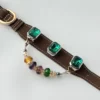 Emerald Charm Interchangeable-7 Emerald Charm Interchangeable Pet Collar