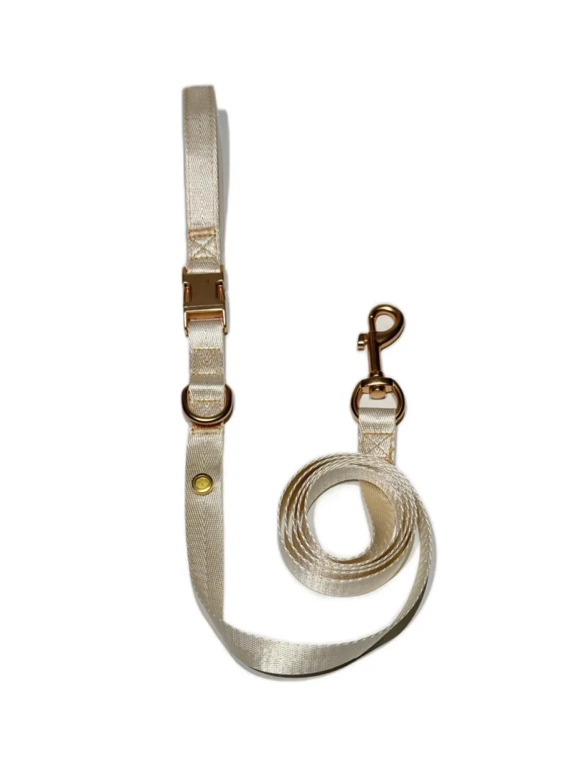 Cream Elegant Dog Leash